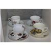 Image 3 : LOT OF 8 CHINA CUPS AND SAUCERS