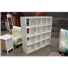 Image 1 : WHITE IKEA CUBICLE SHELF