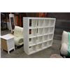 Image 1 : WHITE IKEA CUBICLE SHELF
