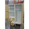 Image 3 : MAPLE AND WHITE 7 FOOT CUPBOARD