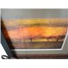 Image 3 : TWO FRAMED DECORATIVE PICTURES AND PICTURE STAND