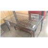 Image 1 : METAL GLASSTOP DINING TABLE