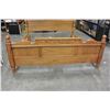 Image 2 : KINGSIZE OAK POSTER BED FRAME