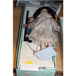 COLLECTIBLE DOLL AND MARIONETE