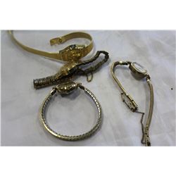 FOUR VINTAGE LADIES WATCHES