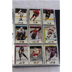 BINDER OF HOCKEY CARDS