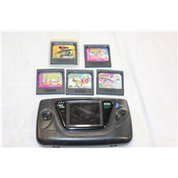 SEGA GAME GEAR WITH GAMES