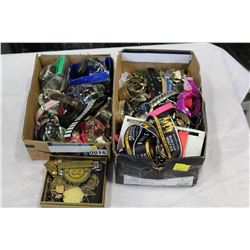 TWO BOXES OF WATCHES