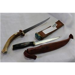 TWO FILLET KNIVES