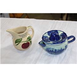TWO PIECES OF VINTAGE POTTERY