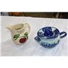 Image 1 : TWO PIECES OF VINTAGE POTTERY