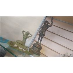 TWO METAL FIGURES