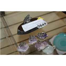 SEMI PRESSURE STONES AND METAL FIGURES