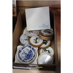 VINTAGE CHINA CAR COASTERS ETC