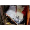 Image 2 : TWO BOXES OF PORCELAIN EAGLE COLLECTIBLES AND CANDLES