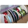 Image 2 : TWO BOXES OF HOME DECOR AND NEW RIBBON