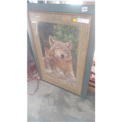 LARGE WOLF PRINT