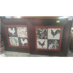 TWO CHICKEN PRINTS