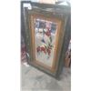 Image 1 : FRAMED MIRRORED PAINTING