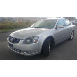 2005 NISSAN ALTIMA 4 DOOR SEDAN, AUTOMATIC, 234360KM, WITH 2 KEYS 2 FOBS AND REGISTRATION