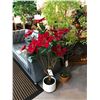 Image 1 : RED FAUX PLANT