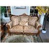 Image 2 : CHERRY WOOD 2 SEAT CLAWFOOT PILLOW BACK SOFA & LOVE SEAT