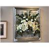 Image 1 : FRAME FAUX FLOWERS WALL DECOR