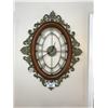 Image 1 : ORNATE METAL & WOOD WALL CLOCK
