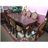 Image 1 : FAIRMONT DESIGNS CHERRY INLAYED DINING TABLE WITH 6 WOOD FRAMED DINING CHAIRS