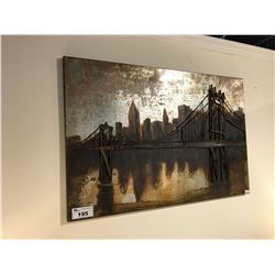 RAISED METAL BRIDGE ARTWORK