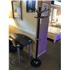 Image 1 : DARK WOOD & CHROME COAT RACK