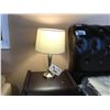 Image 1 : PAIR OF BRUSHED NICKEL TABLE LAMPS