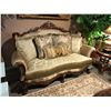 Image 2 : CHERRY FRAMED VICTORIAN STYLE PILLOWBACK SOFA & LOVE SEAT SET