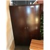 Image 1 : MAHOGANY 2 DOOR ENTERTAINMENT ARMOIRE