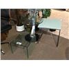 Image 1 : 3 MODERN GLASS END TABLES