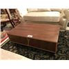 Image 1 : WALNUT 2 DRAWER COFFEE TABLE
