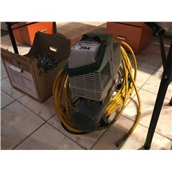 DEVILBISS 3 GALLON ELECTRIC AIR COMPRESSOR WITH HOSE