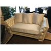 Image 2 : BILLA JEWEL STUDDED LEATHER 3 SEAT SOF & LOVE SEAT SET