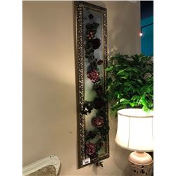 PAIR OF 3D FAUX FLORAL FRAMED WALL ART