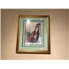 Image 2 : METAL WALL CLOCK & SMALL FRAMED PRINT