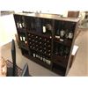 Image 1 : LEATHER MOBILE BAR CABINET