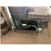 Image 1 : MODERN GLASS COFFEE TABLE & CIRCULAR GLASS END TABLE