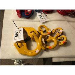 LOT OF ASSORTED YELLOW J&L PIVOT HOOKS