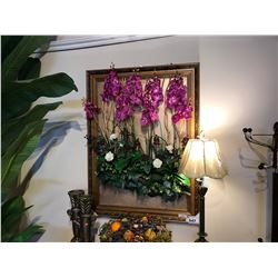 3D FLORAL FRAMED ARTWORK