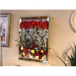 3D FLORAL FRAMED ARTWORK