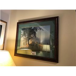 COUNTRY ROAD FRAMED ARTWORK & 3D JESUS ARTWORK