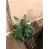 Image 2 : LARGE FAUX POTTED PALM & CHERRY PLANT TABLE