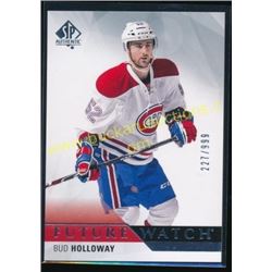 2015-16 SP Authentic #209 Bud Holloway RC