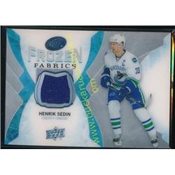 16-17 Upper Deck Ice Frozen Fabrics Henrik Sedin