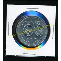1974 Canadian Winnipeg $1 Coin